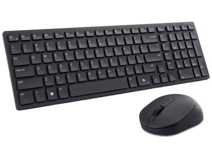 DELL KM555/ Česká/ Slovenská/ bezdrátová tichá klávesnice + myš/ USB/ černá 580-BBVN
