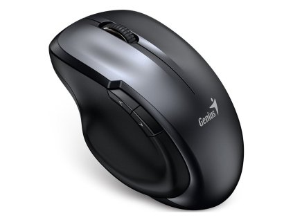 GENIUS Ergo 8200S Iron Grey/ 1200 dpi/ bezdrátová/ 5tlačítek/ tichá/ BlueEye senzor/ kovově šedá 31030029401