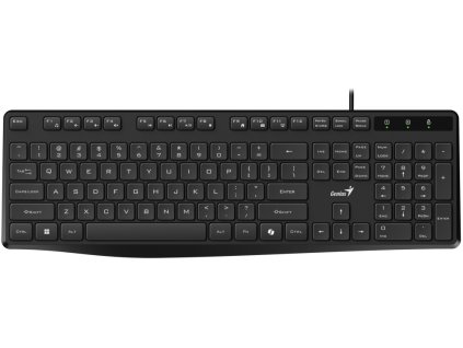 GENIUS KB-117S/ Drátová/ tichá/ Copilot/ USB/ černá/ CZ+SK layout 31300017403