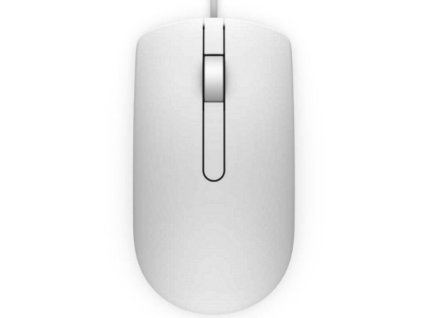 DELL MS116/ myš/ optická/ 2 tlačítka + rolovací/ USB/ bílá 570-AAIP