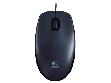 Logitech myš M90/ 3 tlačítka/ 1000dpi/ USB/ šedá 910-001793