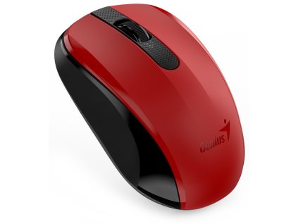 GENIUS NX-8008S/ 1200 dpi/ bezdrátová/ tichá/ BlueEye senzor/ červená 31030028401