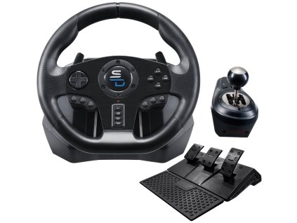 SUPERDRIVE Sada volantu, pedálů a řadící páky GS851-X/ PS4/ Xbox One/ Xbox Series X/S SA5627-NG