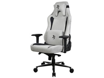 AROZZI herní židle VERNAZZA XL Supersoft Light Grey/ látkový povrch/ světle šedá VERNAZZA-XL-SPSF-LG