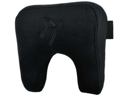 AROZZI Neck Pillow Velvet Black/ ergonomický polštář pod hlavu a krk/ sametově černý AZ-NECKPILLOW-VELVET-BK