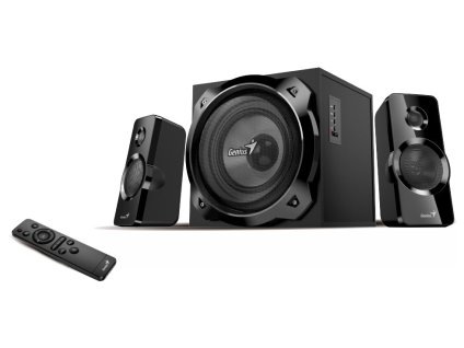GENIUS repro SW-2.1 1850BT/ 2.1/ 50W/ BT5.3/ optický vstup/ černé/ dálkové ovládání 31730050401