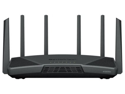 Synology RT6600ax Router 2,4GHz/ 5GHz 802.11a/b/g/n/ac/ax / 1x USB 3.2GEN1/ 1x 2,5GbE WAN/ LAN, 1x1GbE WAN, 3x1GbE LAN RT6600ax