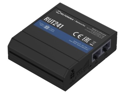 Teltonika LTE Wi-Fi Router RUT241, 2,4 GHz, 802.11b/g/n, 2/3/4G, LTE, 1x DI/DO RUT241 010000