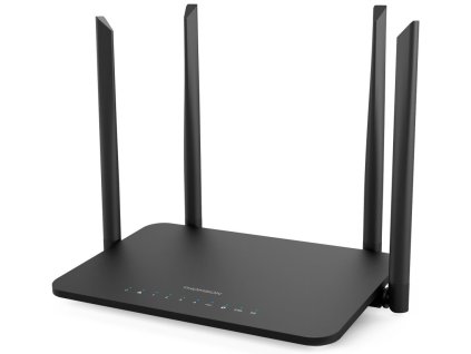 THOMSON dvoupásmový router THWR 1200/ Wi-Fi 802.11a/b/g/n/ac/ 1200 Mbit/s/ 2,4GHz a 5GHz/ 4x LAN/ 1x WAN/ 1x USB/ černý THWR1200