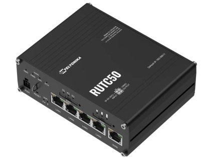 Teltonika RUTC50 průmyslový router, 5G, Dual SIM, WiFi 6 RUTC50200000