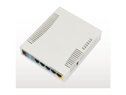 MikroTik RouterBOARD RB951Ui-2HnD 128 MB RAM/ 600 MHz/ 5x LAN/ 1x USB/ MIMO (2x2)/ 2.4Ghz 802b/g/n/, 1x PoE, vč L4 RB951Ui-2HnD