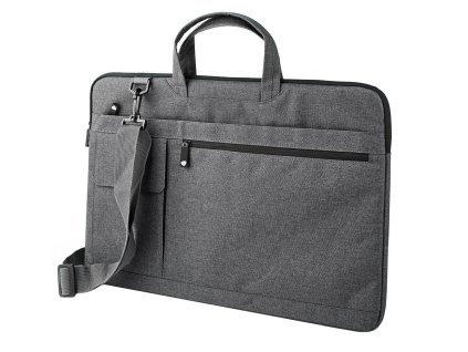 NEDIS brašna na notebook/ 17-18"/ ramenní popruh/ 8 úložných kapes/ černá NBBG17150BK