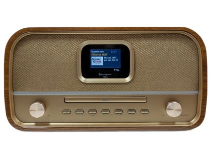 Soundmaster DAB970BR1 DAB+/ FM/AM rádio/ BT/ CD/MP3 / Hnědé DAB970BR1