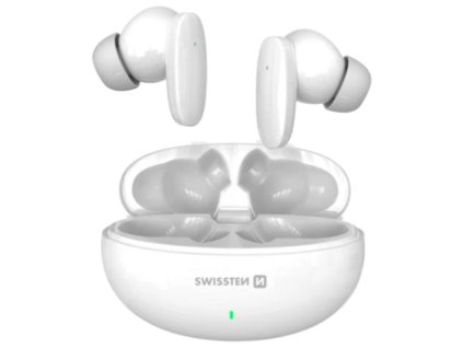 Swissten bluetooth TWS sluchátka Sonic - bílá 54400210