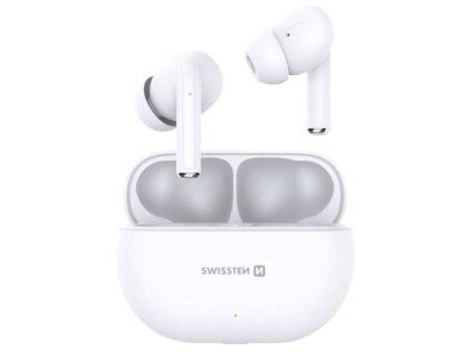 Swissten bluetooth tws sluchátka pro tune bílá 54400200