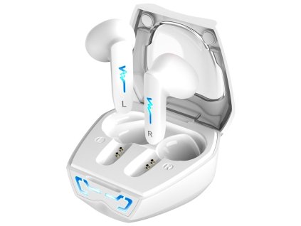 GENIUS bezdrátový headset TWS HS-M920BT/ bílý/ LED/ Bluetooth 5.0/ USB-C nabíjení 31710024400