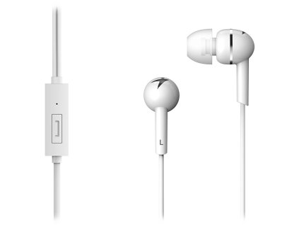 GENIUS headset HS-M300/ bílý/ 4pin 3,5 mm jack 31710006401