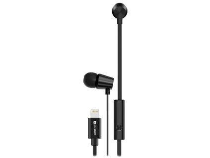 Swissten sluchátka earbuds dynamic lightning ys500 černá 51108001
