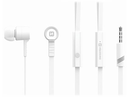 Swissten Sluchátka Earbuds Rainbow Ys-D2 Bílé 51106001