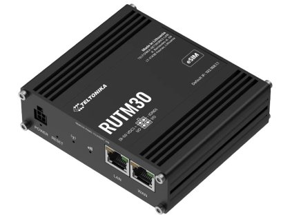 Teltonika RUTM30 průmyslový router, dual SIM + eSIM, 5G, 1x WAN, 1x LAN, WiFi 5 RUTM30000000