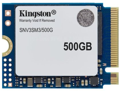 KINGSTON NV3 SSD 500GB / NVMe M.2 PCIe Gen4 / Interní / M.2 2230 SNV3SM3/500G