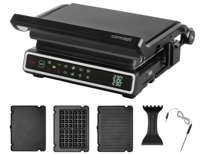 CONCEPT Kontaktní gril s teplotní sondou GE3550