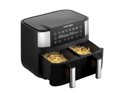 CONCEPT Horkovzdušná fritéza DOUBLE 8 l FR8000