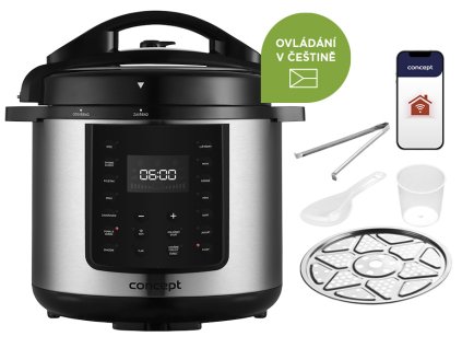 CONCEPT Multifunkční tlakový hrnec s WiFi CK8001