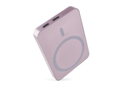 Powerbanka EMOS WI 522, 5 000 mAh, 20 W+Wireless, lososová