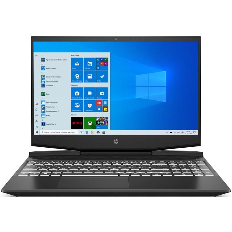 Notebook HP Pavilion Gaming 15-dk0601nc černý/bílý (26D97EA#BCM) Vráceno - Kosmet oderky - 6hod.