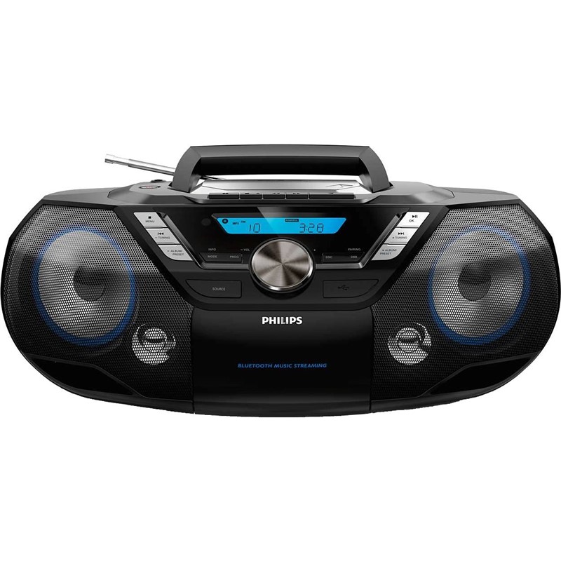 Radiopřijímač s CD Philips AZB798T černý Vráceno-promáčkliny-bez ovladače