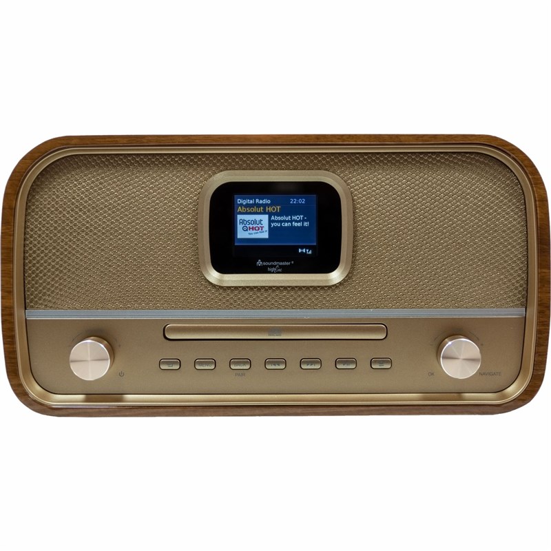 Radiopřijímač s DAB+ Soundmaster DAB970BR1 dřevo Vráceno ve 14ti denní lhůtě