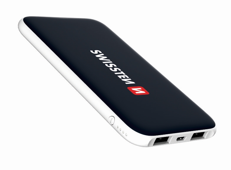 SWISSTEN BLACK CORE SLIM POWER BANK 5000 mAh