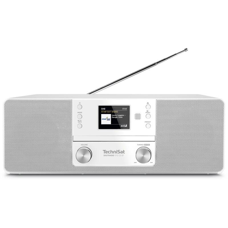 Radiopřijímač DAB+/CD Technisat DIGITRADIO 370 CD BT bílý Vráceno ve 14ti denní lhůtě