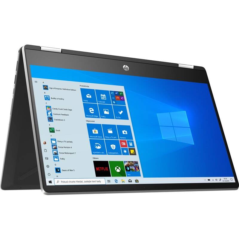 Notebook HP Pavilion x360 14-dh0602nc (8PN72EA#BCM) stříbrný Poškozená krabice-rozbaleno