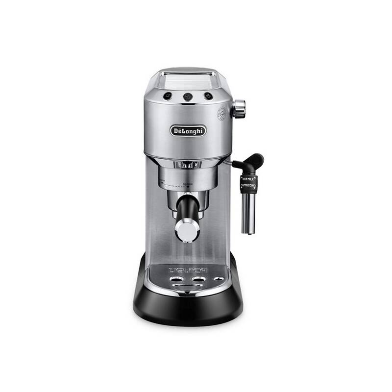 DeLonghi Espresso De'Longhi DEDICA EC 685.M stříbrné ..Rozbaleno - Vráceno ..Chybí odměrka ..Kosmetické oděrky