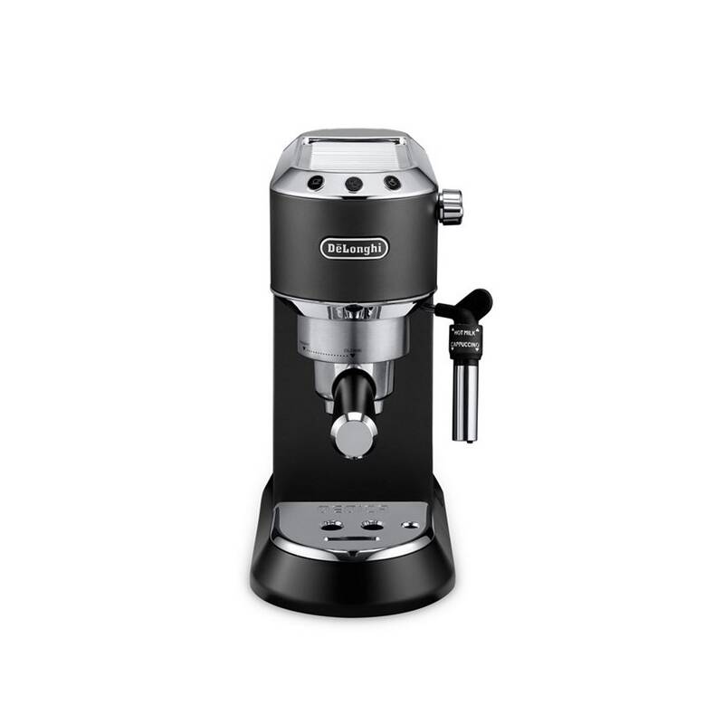 DeLonghi Espresso De'Longhi DEDICA EC 685.BK černé ..Odzkoušeno - Vráceno ..Kosmetické oděrky ..Záruka 12 měsíců