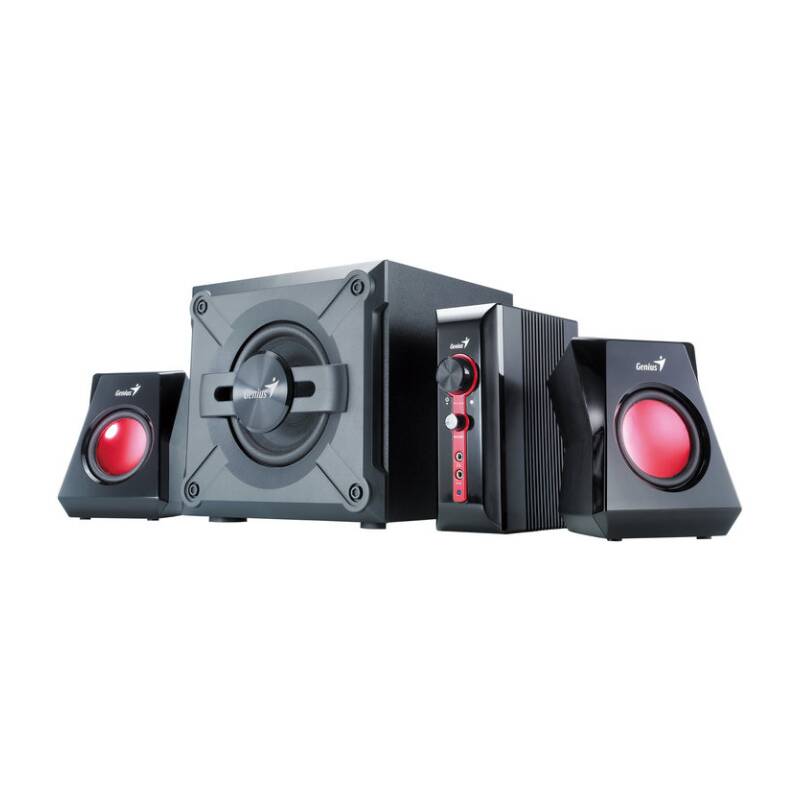 Reproduktory Genius GX Gaming SW-G 2.1 1250 (31730980100) černé/červené ..Použito - Vráceno ..Záruka 12 měsíců