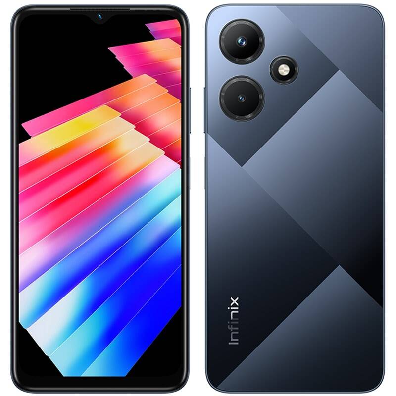 Mobilní telefon Infinix Hot 30i 4 GB / 128 GB (X669DMB) černý ..Použito - vráceno ..Záruka 12 měsíců