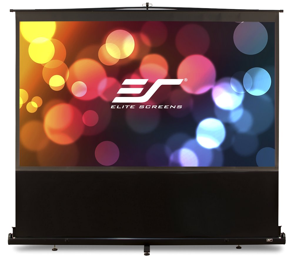 ELITE SCREENS plátno teleskopické od podlahy vzhůru 120" (304,8cm)/ 16:9/ 150,1×266,7cm/ gain 1.1/ case černý F120NWH