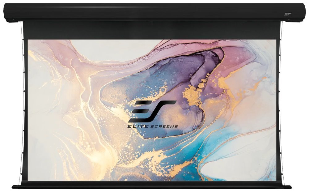 ELITE SCREENS plátno elektrické motorové 120" (305cm)/ 16:9/149,6×265,7cm/ hliníkový case černý/20" drop/MaxWhite FG SKT120UHW-E20