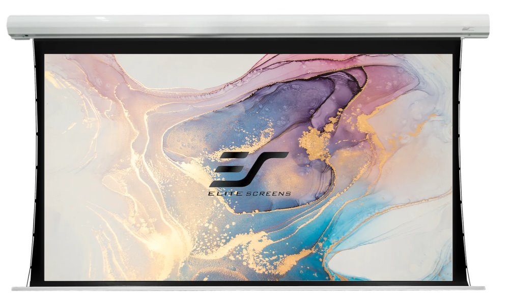ELITE SCREENS plátno elektrické motorové 120" (305cm)/ 16:9/149,6×265,7cm/ hliníkový case bílý/10" drop/MaxWhite FG SKT120XHW-E10