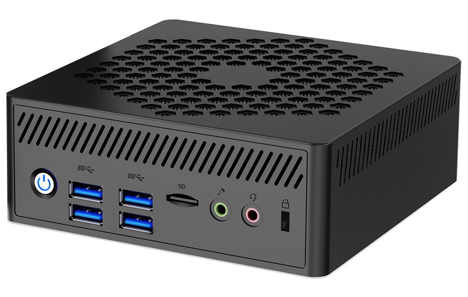 UMAX Mini PC U-Box N10 Pro/ N100/ 8GB/ 256GB SSD/ HDMI/ VGA/ DP/ 4x USB 3.0/ BT/ Wi-Fi/ 2x LAN/ W11 Pro UMM210N10