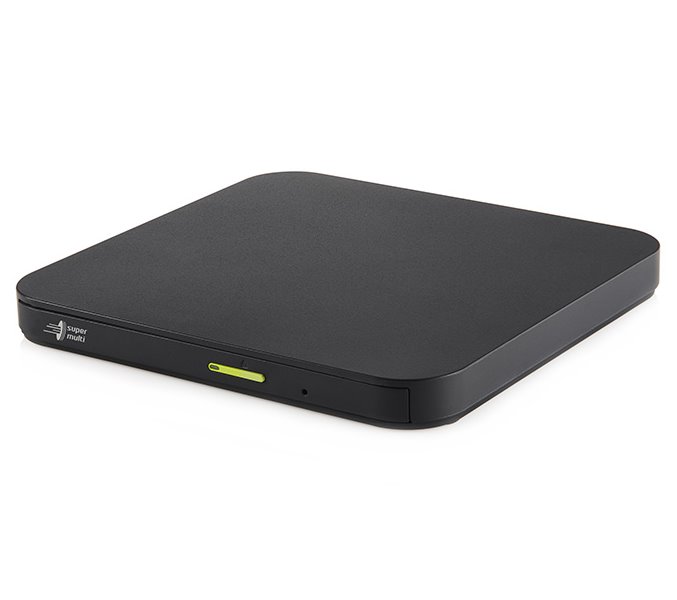 Hitachi Hitachi-LG GP96YB70 / DVD-RW / externí / ultraslim / M-disc / USB / USB-C / černá GP96YB70
