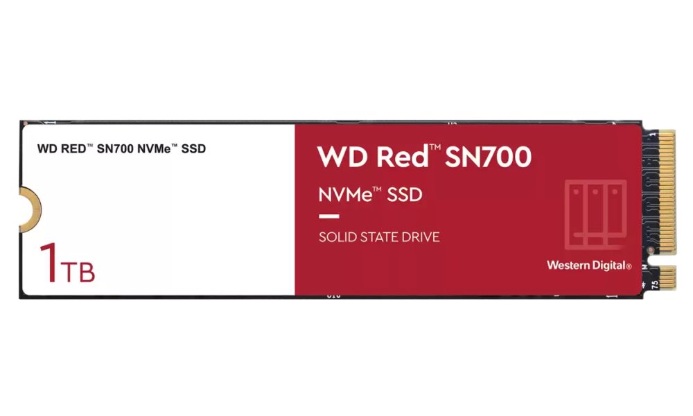 Western Digital WD SSD RED SN700 1TB / WDS100T1R0C / NVMe M.2 PCIe Gen3 / Interní / M.2 2280 WDS100T1R0C-68BDK0