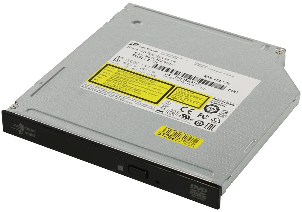 Hitachi Hitachi-LG GTC2N / DVD-RW / interní / slim / M-Disc / SATA / černá / bulk GTC2N