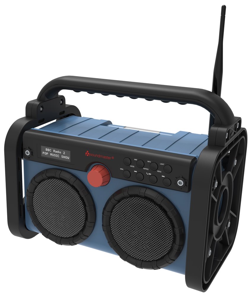 Soundmaster DAB85BL rádio/ DAB+/ FM/ RDS/ BT/ Hodiny/ Nabíjecí baterie DAB85BL