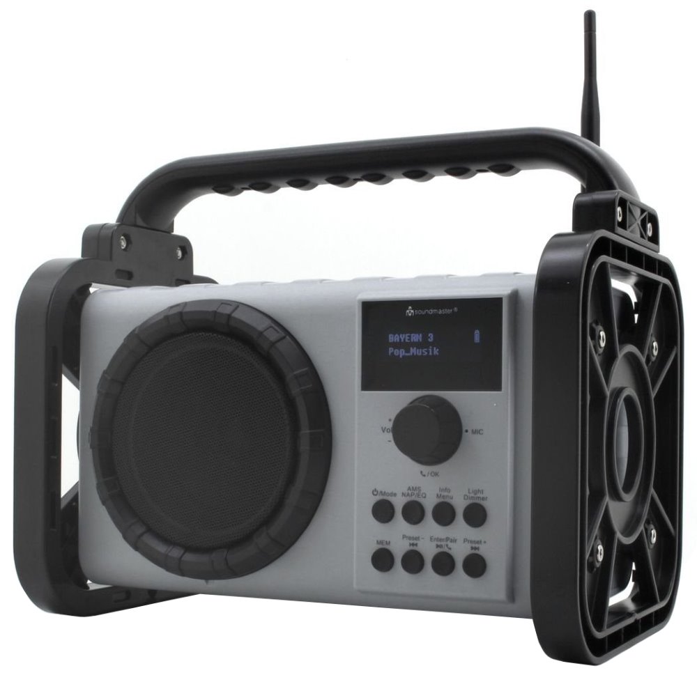 Soundmaster DAB80SG DAB+/ FM rádio/ pracovní/ Stříbrné DAB80SG