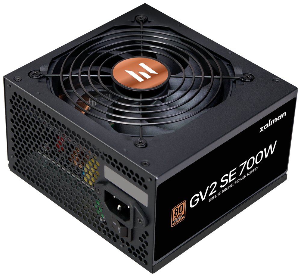 Zalman zdroj ZM700-GV2SE 700W/ ATX / akt. PFC / 120mm ventilátor / 80PLUS ZM700-GV2SE