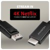 AXAGON adaptér DP na HDMI / RVD-HI20C2 / 4K/60Hz / HDCP 2.3 / 1,8m / černý RVD-HI20C2